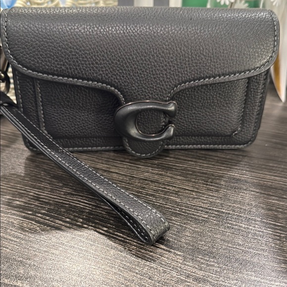 Coach Black Leather Crossbody Bag - Picture 1 of 7